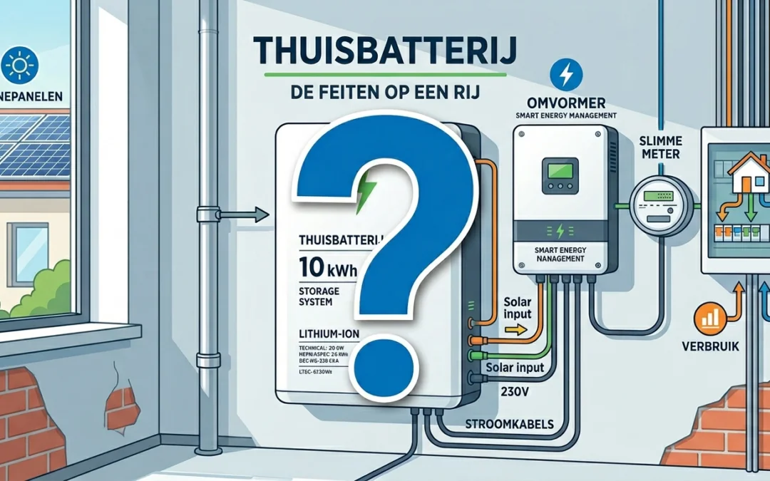 Wel of geen thuisbatterij? De feiten op een rij!