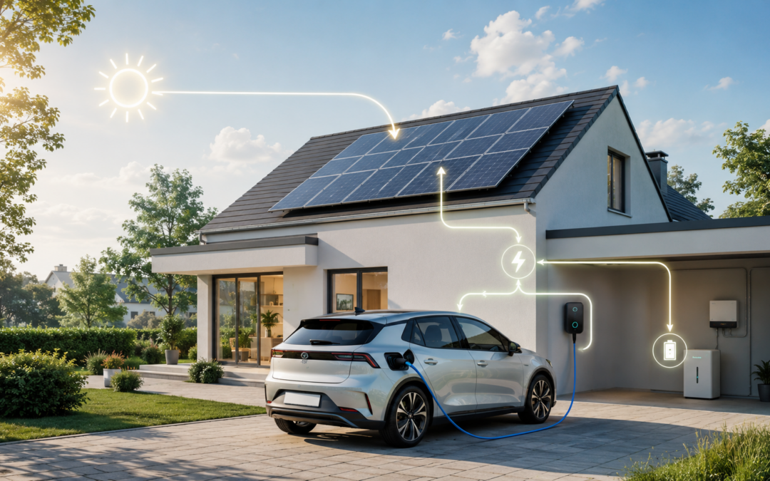 Met welke laadpaal kun je je elektrische auto op zonnestroom laden?